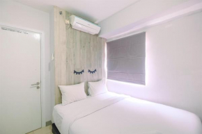 Furnished Green Pramuka 1BR Apartment with Modern Style and City View By Travelio